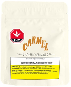 Carmel: Animal Face Live Resin Cartridge (1g)
