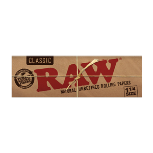 Raw Classic Unbleached 1 1/4" Rolling Papers