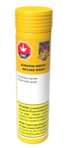 Nugz: Kingpin Indica Infused Wrap (1 x 1g)