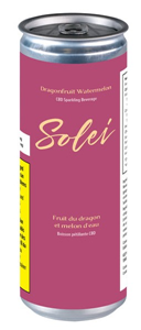 Solei: Dragonfruit Watermelon CBD Beverage (355ml)
