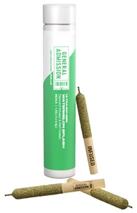 General Admission: Watermelon Splash Diamond Infused Pre Rolls (3 x 0.5g)
