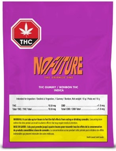 No Future: The Orange One Indica Gummy (1 pcs)