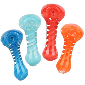 3" Simple Twist Up Glass Pipe