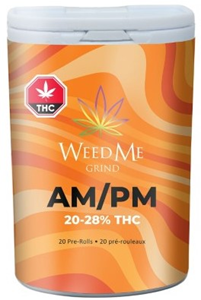 Weed Me Grind: AM/PM Variety Pack Pre Rolls (20 x 0.4g)