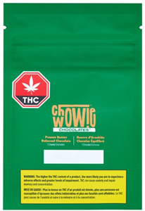 Chowie Wowie: Peanut Butter Chocolate 1:1 THC/CBD Square (2 pcs)
