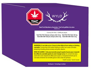 Wyld: Real Fruit Blackberry Multi Pack Gummies (10 pcs)