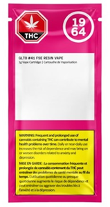 1964: Glto #41 FSE Live Resin Cartridge (1g)