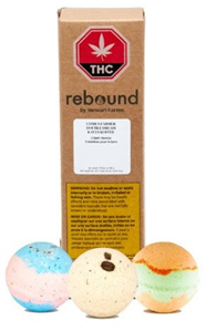 Rebound by Stewart Farms: Triple Pack 1:1 THC/CBD Bath Bombs (3 x 100mg)