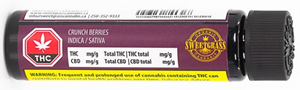 Sweetgrass Cannabis: Organic Crunch Berries Pre Rolls (3 x 0.5g)